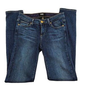 Paige Skyline Skinny 26 Dark Wash 5 Pocket Made in USA